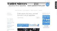 Desktop Screenshot of outletmirrors.com